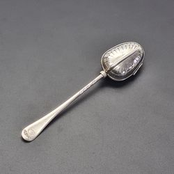 Antique Silver Teaette Pat no.5594 Tea-Infuser Spoon by George Gray London 1892