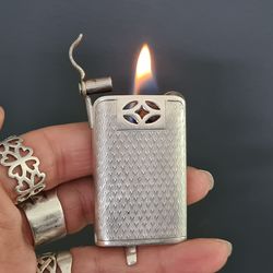 Dunhill " UNITY" Lighter Sterling Silver Case by Barker Brothers 1929